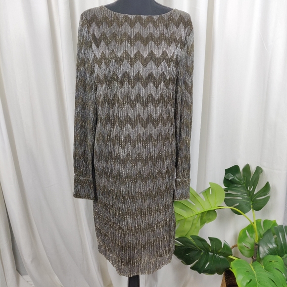 Banana Republic women's metallic cocktail dress 12 - Picture 1 of 6